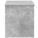 Storage Box Concrete Grey 100x42x46 cm Engineered Wood 840663