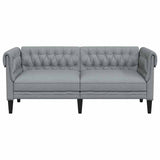 Sofa Light Grey 182.5 x 74.5 x 74.5 cm Polyester 42013007