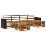 Outdoor Sofa Set 6 pcs Natural 3384270