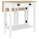 3 Piece Bar Set White Solid Wood Pine 4005698