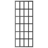 Sliding Door with Hardware Set ESG Glass&Aluminium 76x205 cm 3081963