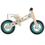 ZNTS Balance Bike for Children Blue Printed 358364