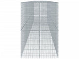 Gabion Basket with Cover 1050x100x200 cm Galvanised Iron 3295244