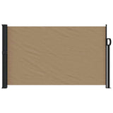 Retractable Side Awning Taupe 120x600 cm 4004499