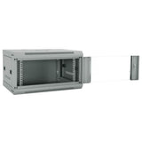 Network Cabinet with Storage Grey 60 x 45 x 35 cm Steel 42017634