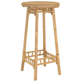 Outdoor Bar Table Round 55x100 cm Bamboo 4108230
