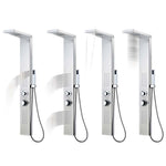ZNTS Shower Panel System Stainless Steel Square 142371