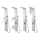 ZNTS Shower Panel System Stainless Steel Square 142371