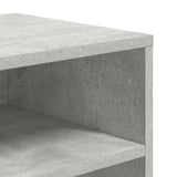 Book Cabinet Concrete Grey 66x31x80 cm Engineered Wood 860295