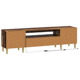 LED TV Cabinet Old Wood Engineered Wood 896693