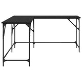 Desk Black Oak 149 x 149 x 75 cm Engineered Wood 882864