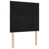 ZNTS Bed Frame Black 100x200 cm Velvet 3344989