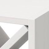 Wine Rack 2 pcs White 62 x 25 x 62 cm Solid Pine Wood 893319