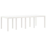 Garden Dining Set 9 pcs Light Grey Polypropylene 3378748