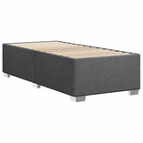 Bed Frame without Mattress Dark Grey Single Fabric 3284506