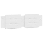 Bed Frame without Mattress "Zadar" White 180x200 cm Super King Faux Leather 3208199