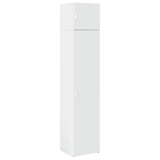 Slim Storage Cabinet White 45x42.5x225 cm Engineered Wood 3281287