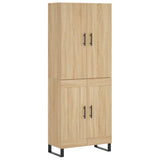 Highboard Sonoma Oak 69.5x34x180 cm Engineered Wood 3195814