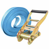 Ratchet Tie Down Straps 4 pcs 4 Tonnes 8mx50mm Blue 142656