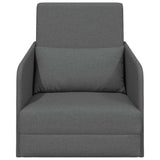 Sofa Bed Dark Grey 65 x 80 x 83 cm Fabric 4106638