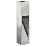 Solar Led Pathway Light 2 pcs Silver Galvanized 879721