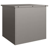 Outdoor Storage Box Rusty 55 x 50.5 x 50 cm Steel 874580