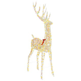 3D Reindeer with 250 LEDs Warm white 91 x 32 x 180 cm PET 42019058