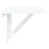 Folding Wall Table High Gloss White 100x60x56 cm Engineered Wood 342649