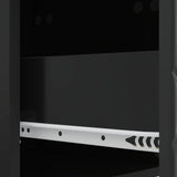 Drawer Cabinet Black 33 x 34.5 x 90 cm Engineered Wood 895076