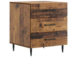 Bedside Cabinet Old Wood 43 x 41 x 66.5 cm Engineered Wood 894793
