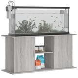 Aquarium Stand Grey Sonoma 121x41x58 cm Engineered Wood 833621