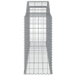 Arched Gabion Baskets 13 pcs 300x50x100/120 cm Galvanised Iron 3146712
