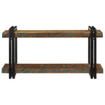 ZNTS Wall Shelf Multicolour Solid Wood Reclaimed 4017486