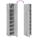 Slim Storage Cabinet Grey Sonoma 40x42,5x225 cm Engineered Wood 3281278