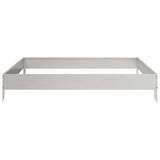 Garden Raised Bed 100x100x18.5 cm Stainless Steel 851014