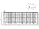 Gabion with 3.5 mm Wire and 10x10 cm Mesh 450x30x200 cm 3463251