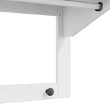 Coat Rack HILL White and Honey Brown 90 x 35 x 41.5 cm 42025034