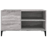 Record Cabinet Grey Sonoma 84.5x38x48 cm Engineered Wood 831955