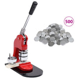 Badge Button Maker with 500 pcs Pinback Button Parts 58 mm 3056500