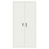 Storage Cabinet White 90 x 40 x 180 cm Steel 3406171
