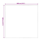 Plant Cover Transparent 8 x 8 m PVC 3429366