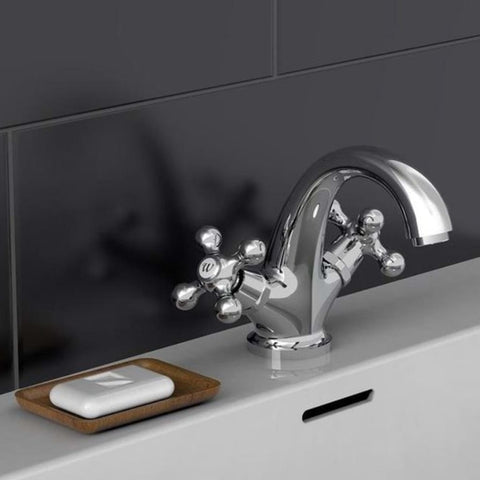 ZNTS SCHÜTTE 2-Handle Basin Mixer ELK Chrome 429362