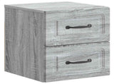 Wall-Mounted Bedside Cabinet Grey Sonoma 34.5 x 33 x 40 cm 899327