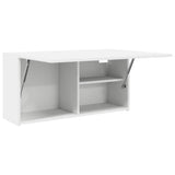 Bathroom Wall Cabinet White 80x25x40 cm Engineered Wood 860085