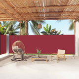 Retractable Side Awning Red 180x1000 cm 318041