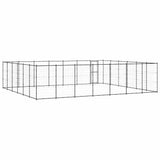 Outdoor Dog Kennel Steel 50.82 m 3082325