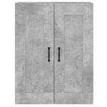 Wall Mounted Cabinets 2 pcs Concrete Grey Engineered Wood 3197988
