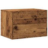 Cat Litter Box Enclosure Old Wood 60x40x40 cm Engineered Wood 857731