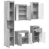 Bathroom Furniture Set TULUM 5 pcs Grey Sonoma 60 x 34 x 63 cm 3398060