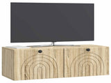 Wall-Mounted TV Cabinet Sonoma Oak 78.5 x 31 x 30 cm 898207